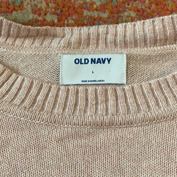 Spring / Fall Light Pink Sweater - Picture 2 of 2